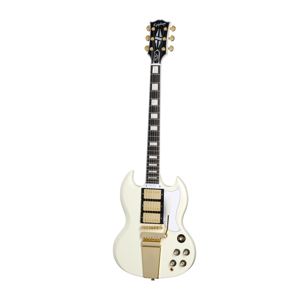 63 LES PAUL SG CUSTOM MAESTRO CASE WHITE - EPIPHONE