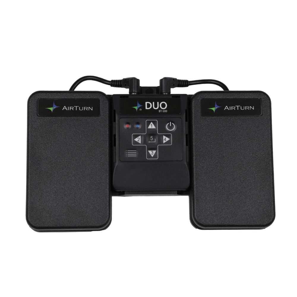 AirTurn Duo 500 Dual Bluetooth Wireless Pedal w/ Bluetooth Remote - AIRTURN