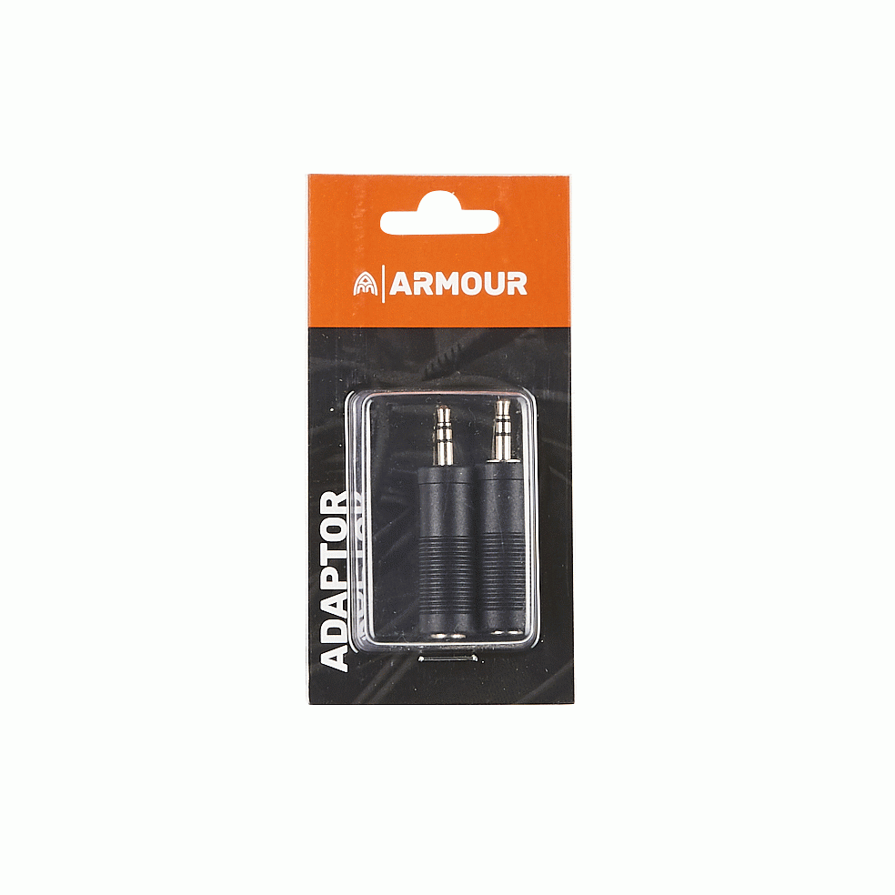 Armour ADAP1 1/4 to 1/8" Stereo Adaptor - 2 Pieces - ARMOUR