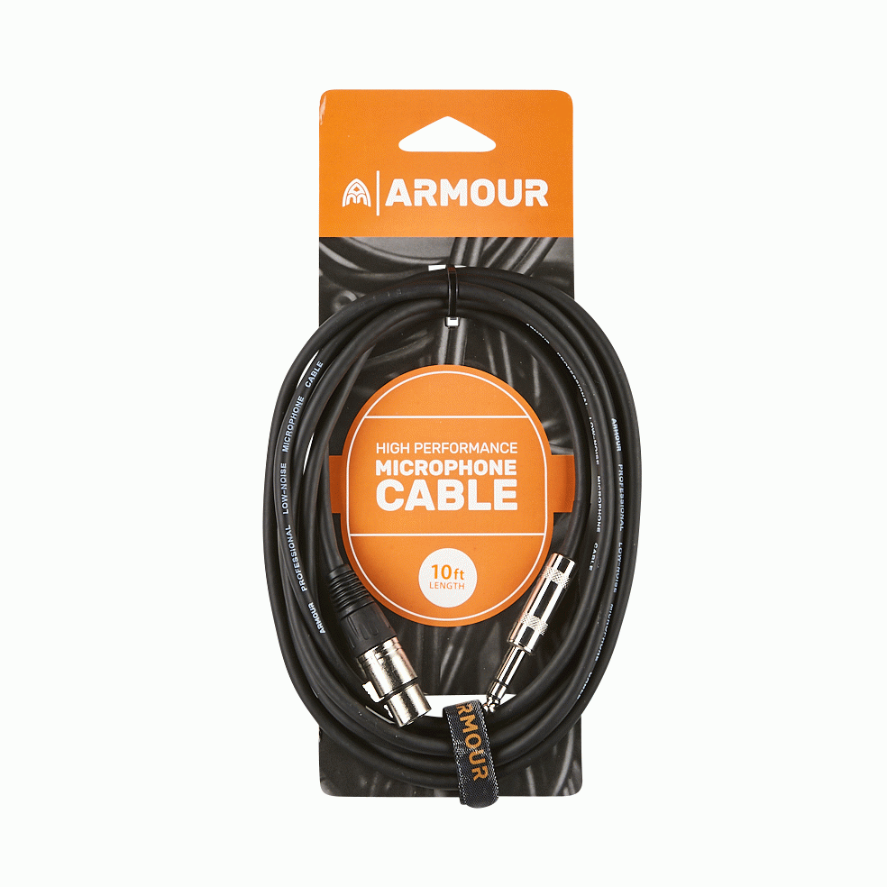 Armour CJP10 HP CAN/JACK 10 Foot Lead - ARMOUR