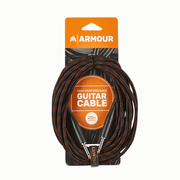 Armour GW20R Guitar 20 Foot Woven Red Stripe - ARMOUR