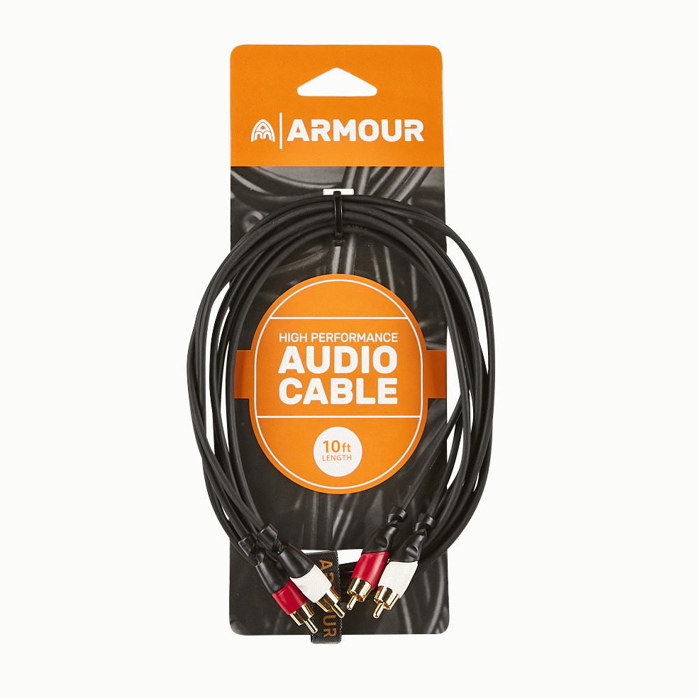 Armour RCA22 2 X RCA to 2 X RCA Cable - ARMOUR