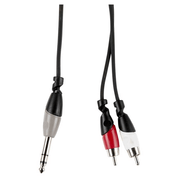 Armour RCA26S 1/4 STEREO to 2 X RCA Cable - ARMOUR