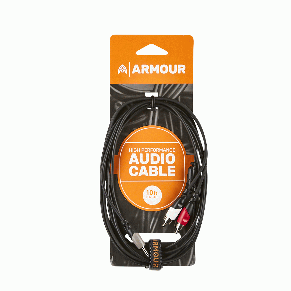 Armour RCA29S 1/8 STEREO to 2 X RCA Cable - ARMOUR