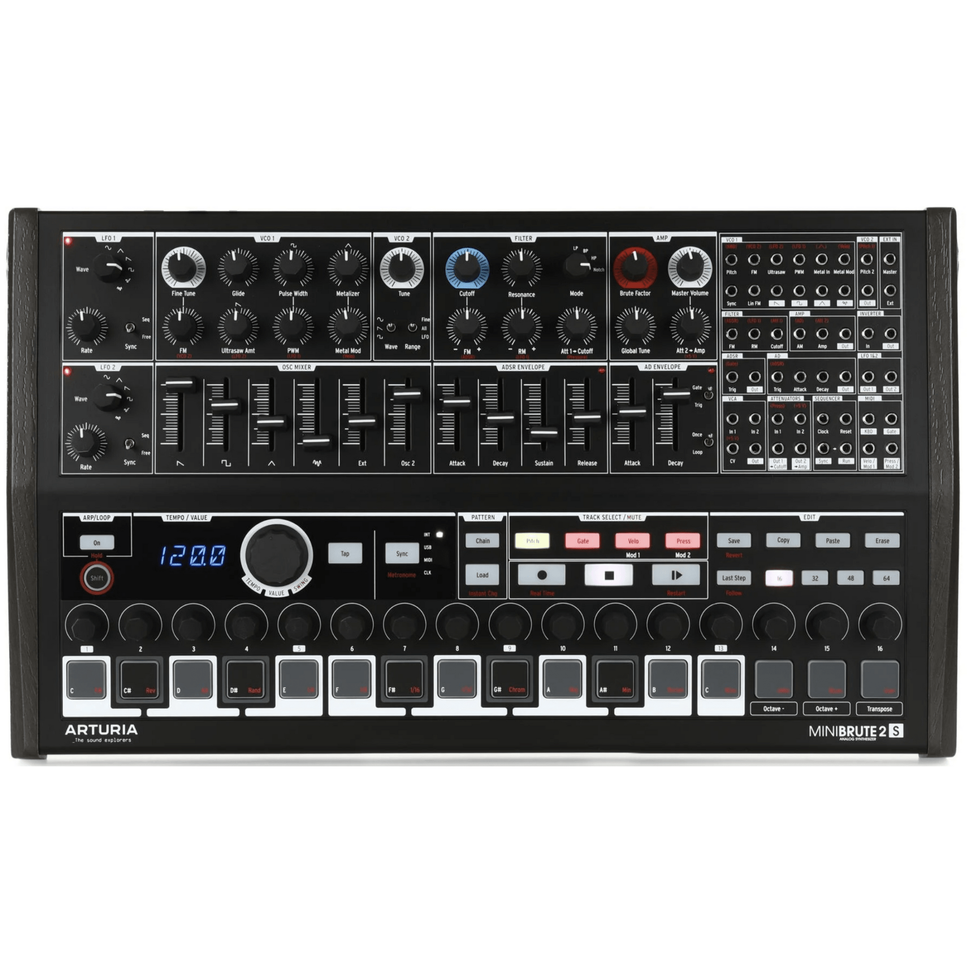 ARTUIRA MINIBRUTE 2S SYNTH SEQUNCER BLACK/NOIR - ARTURIA