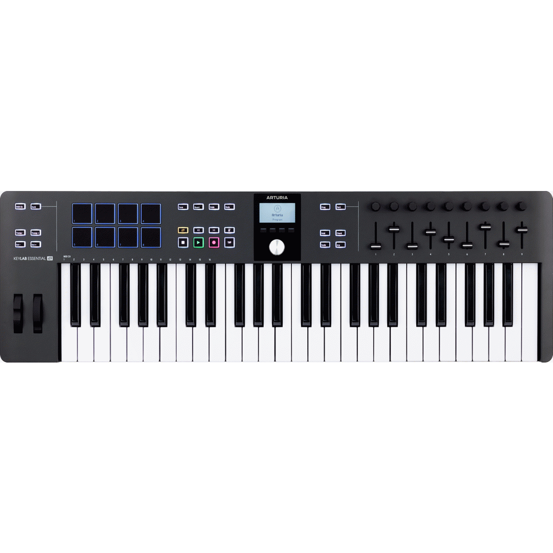 ARTURIA KEYLAB ESSENTIAL 3 49 KEY CONTROLLER BLACK - ARTURIA
