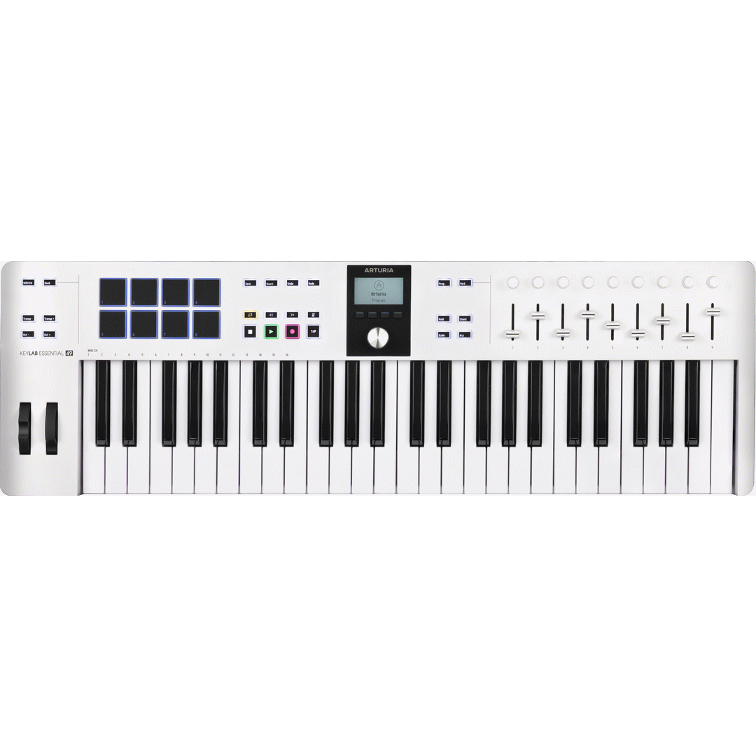 ARTURIA KEYLAB ESSENTIAL 3 49 KEY CONTROLLER WHITE - ARTURIA