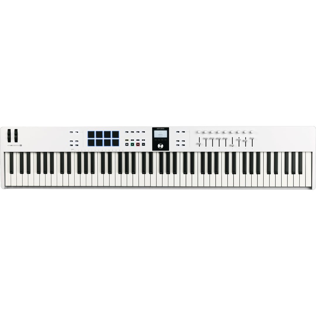 ARTURIA KEYLAB ESSENTIAL 3 88 KEY CONTROLLER WHITE - ARTURIA