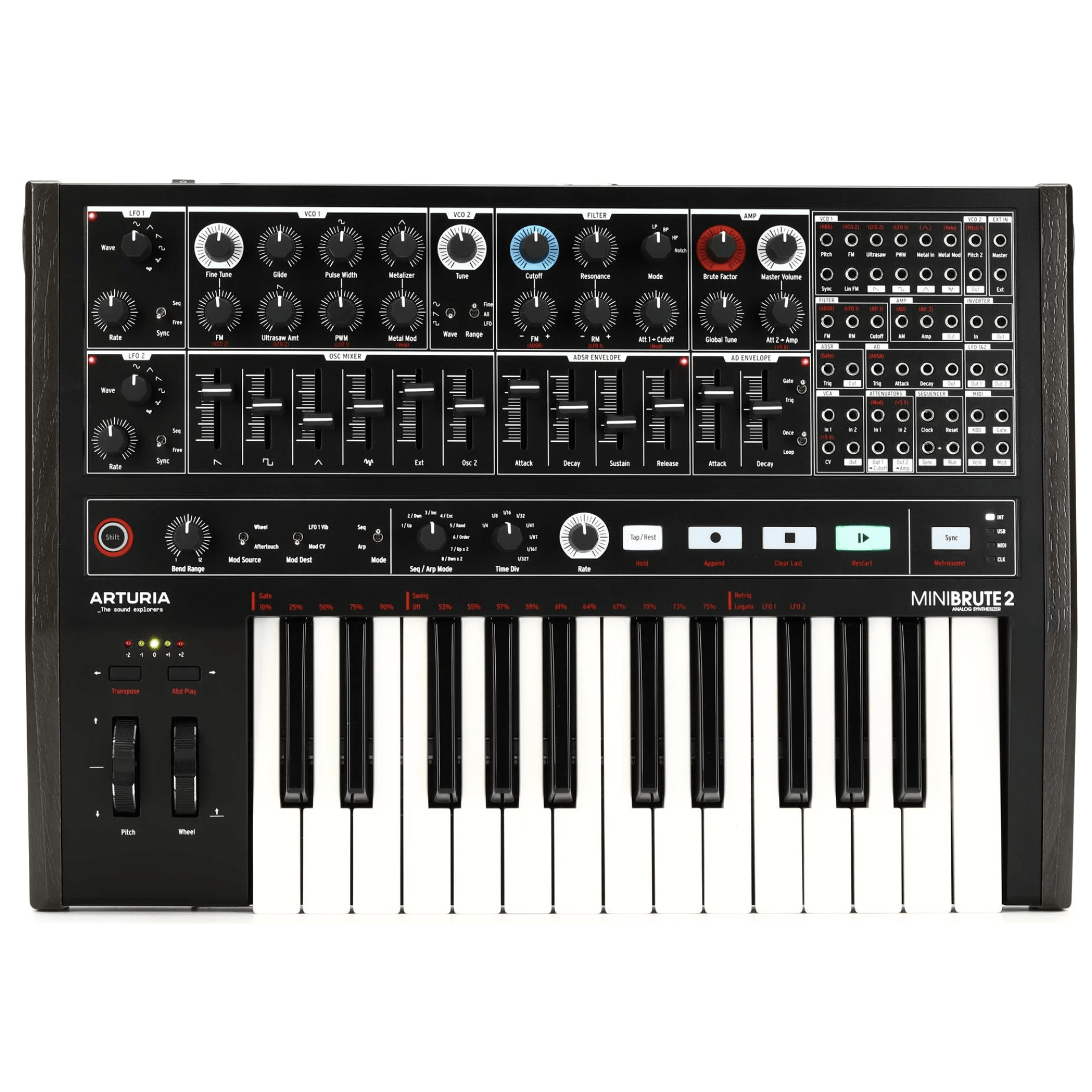 ARTURIA MINIBRUTE 2 KEYBOARD LTD BLACK/NOIR - ARTURIA