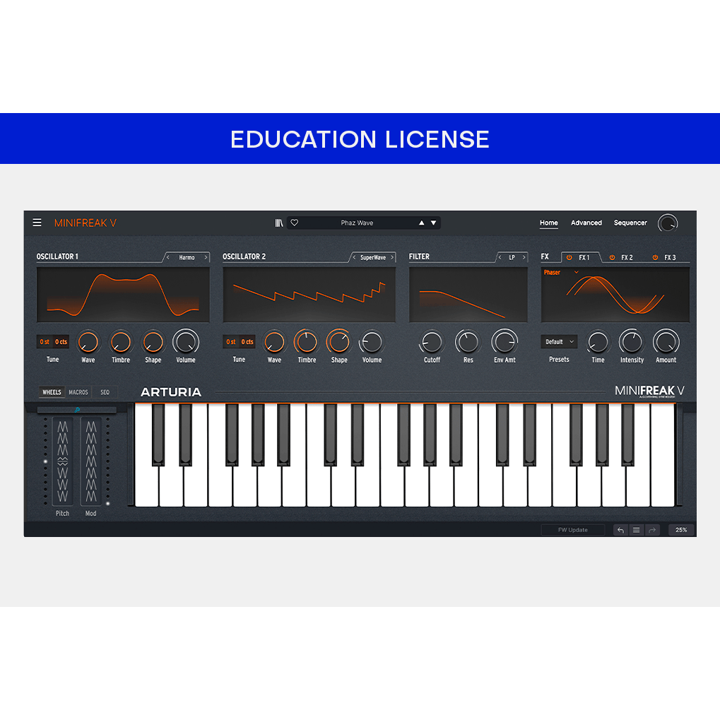 ARTURIA MINIFREAK V DOWNLOAD CODE ONLY EDUCATION - ARTURIA