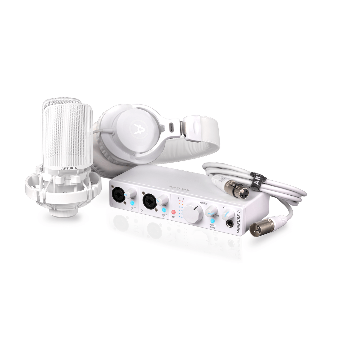 ARTURIA MINIFUSE RECORDING PACK WHITE - ARTURIA
