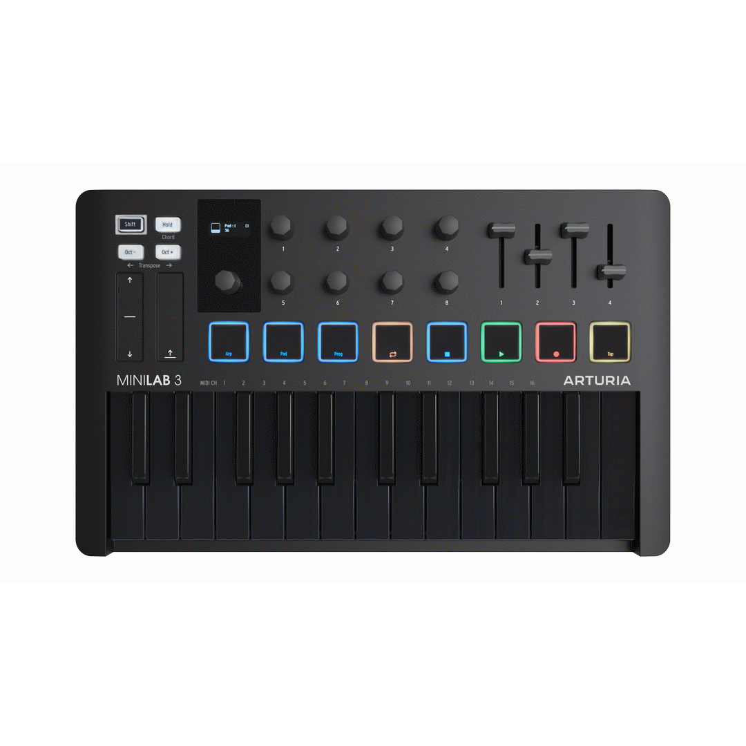 ARTURIA MINILAB 3 25 NOTE KEYBOARD DEEP BLACK - ARTURIA