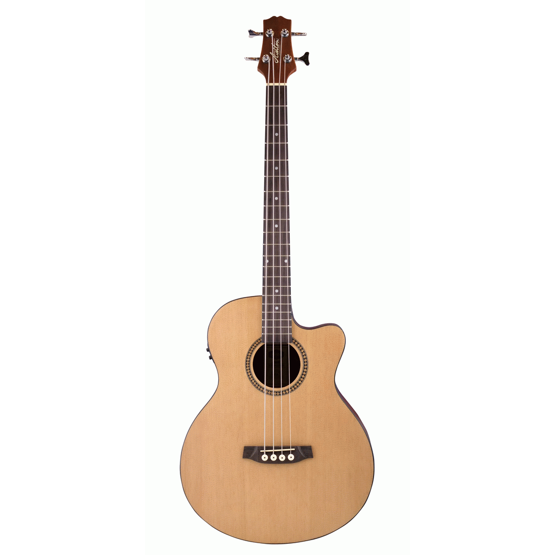 Ashton ACB400CEQNTM Acoustic Bass Guitar with Cutaway and EQ - ASHTON