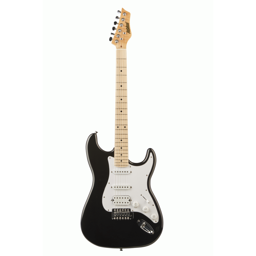 Ashton AG232M BK Maple Fretboard Electric Guitar - ASHTON