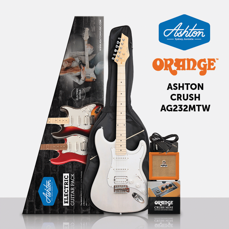 ASHTON AG232MTW ELECTRIC GUITAR W/ CRUSH MINI - ASHTON