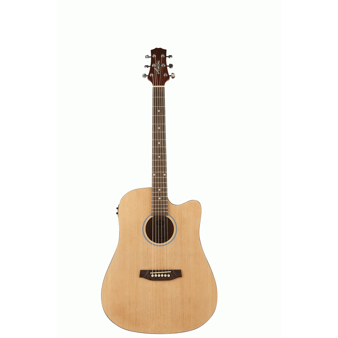 Ashton D20CEQ NTM Dreadnought Cutaway Acoustic Guitar with EQ - ASHTON
