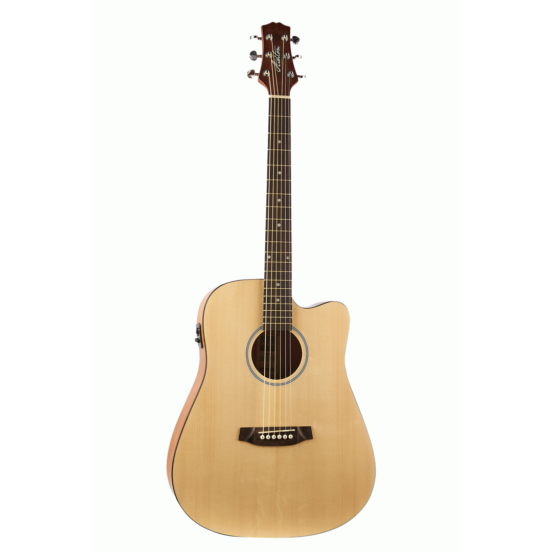 Ashton D20SCEQ NTM Solid Top Acoustic Guitar with EQ - ASHTON