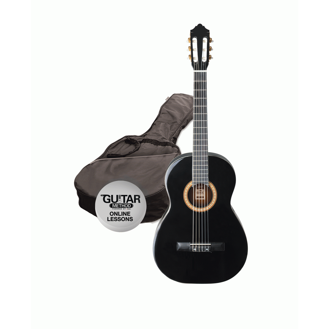 Ashton SPCG12 BK Classical Guitar Starter Pack - ASHTON