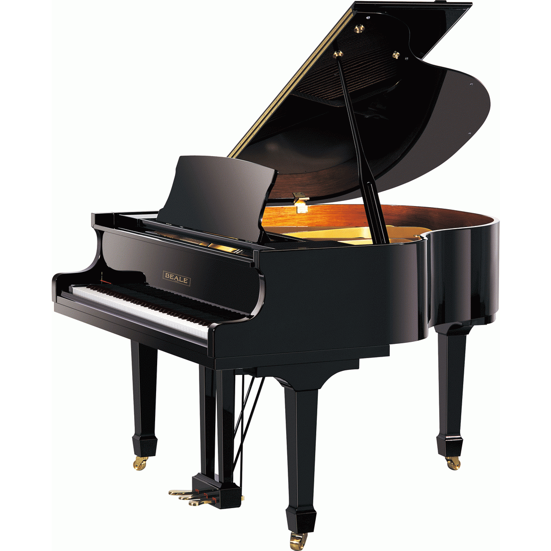 Beale GP148 Baby Grand Piano Colour 11 Ebony - BEALE