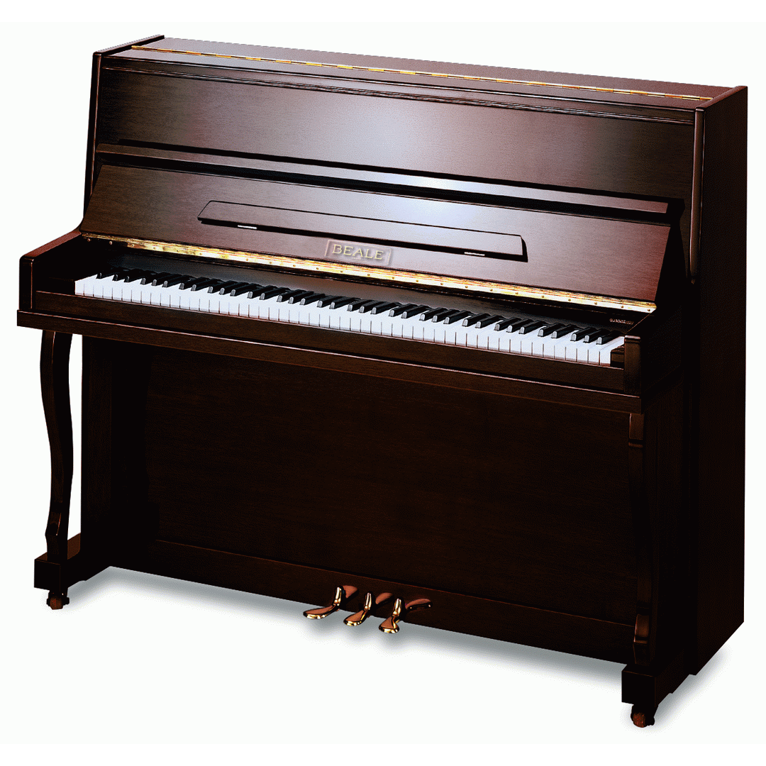 Beale UP118M Upright Piano Colour 18 Brown Mahogany - BEALE