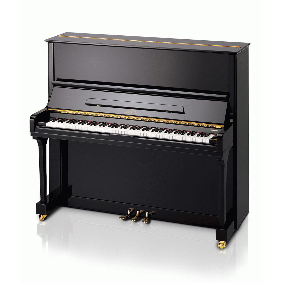Beale UP131Y Upright Piano Colour 11 Ebony - BEALE