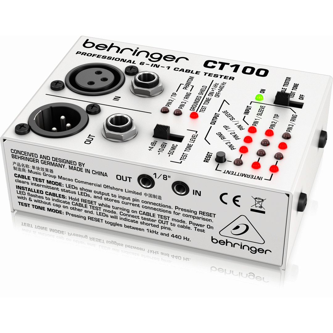 Behringer CT100 Cable Tester - BEHRINGER