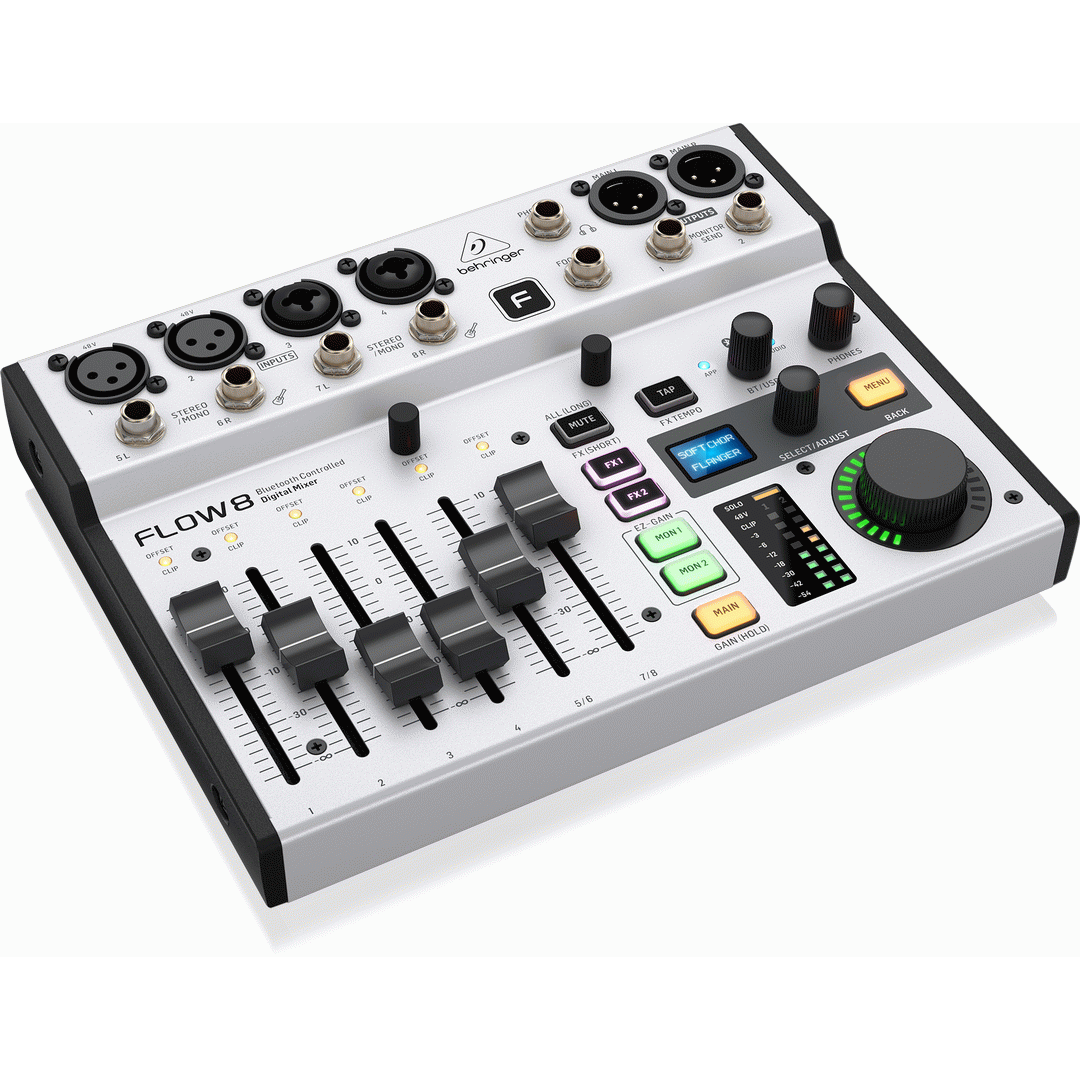 BEHRINGER FLOW - 8 8CH DIG. USB MIXER W/ BLUETOOTH - BEHRINGER