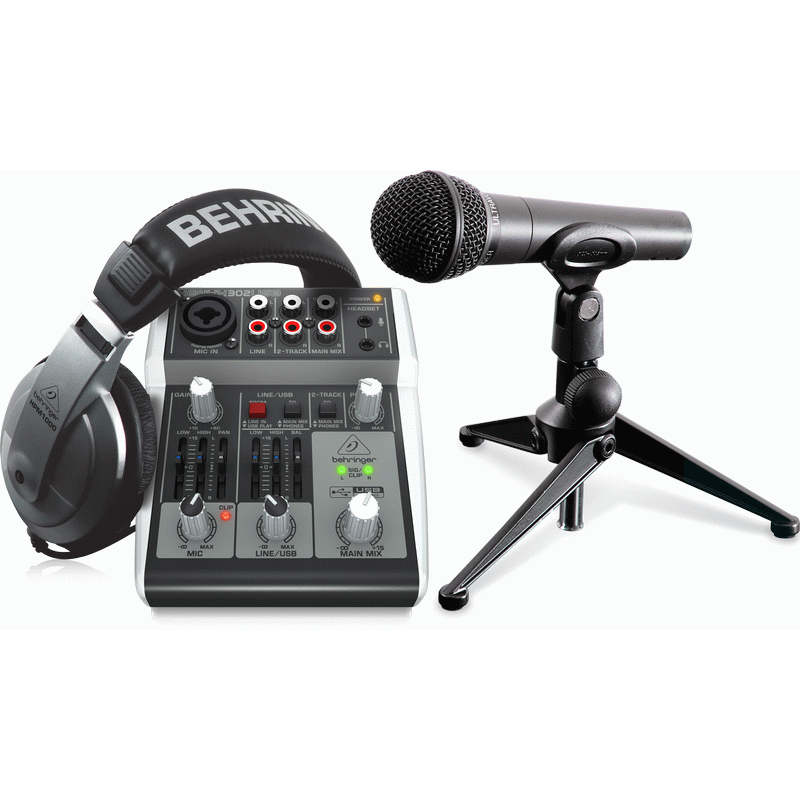 Behringer Podcastudio 2 USB Recording Package - BEHRINGER
