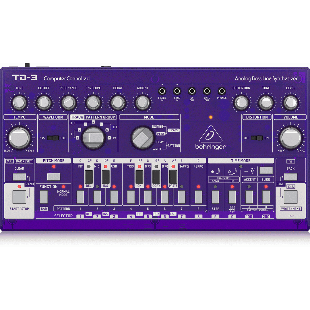 BEHRINGER TD3 GP ANALOG BASS LINE SYNTH - BEHRINGER