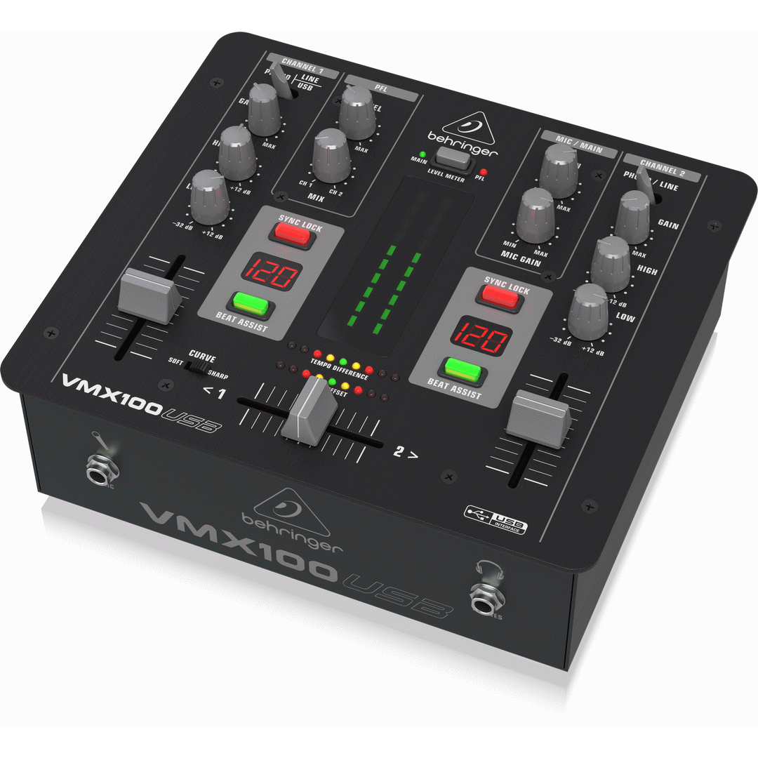 Behringer VMX100USB Pro DJ Mixer - BEHRINGER
