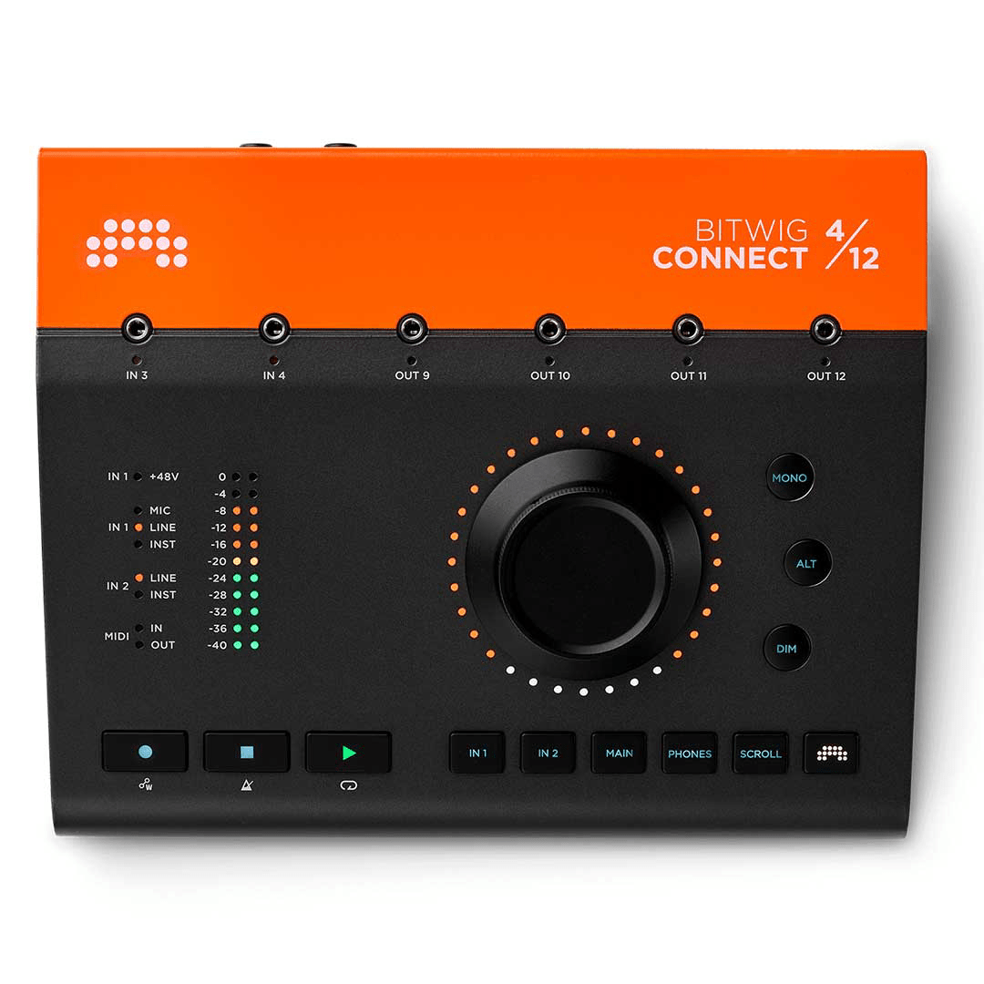BITWIG 4 - IN/12 - OUT USB - C Audio Interface with CV/Gate - BITWIG