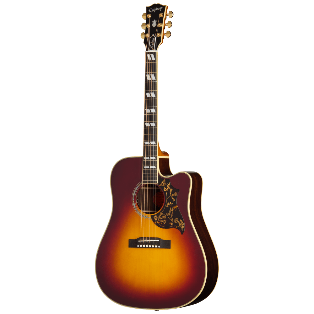 EPIPHONE HUMMINGBIRD DELUXE EC AUTUMN BURST - EPIPHONE