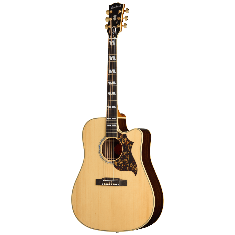 EPIPHONE HUMMINGBIRD DELUXE EC NATURAL - EPIPHONE