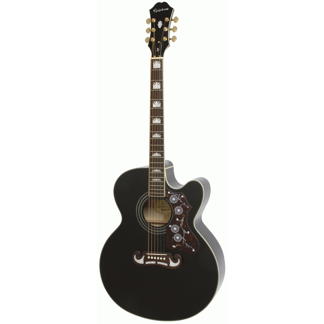 EPIPHONE J200EC STUDIO BLACK - EPIPHONE