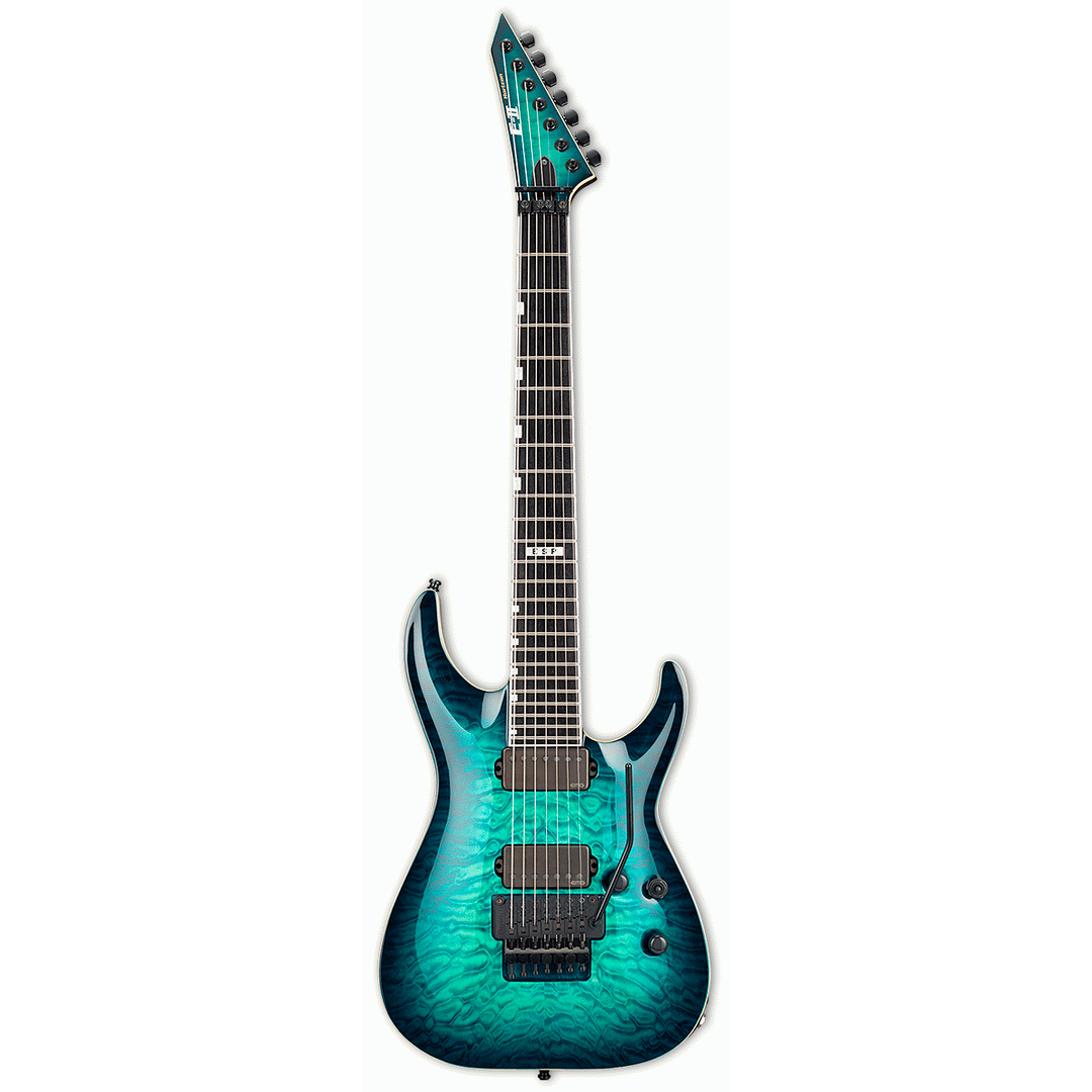 ESP E - 2 HORIZON 7 STRING TURQ BURST FR - ESP