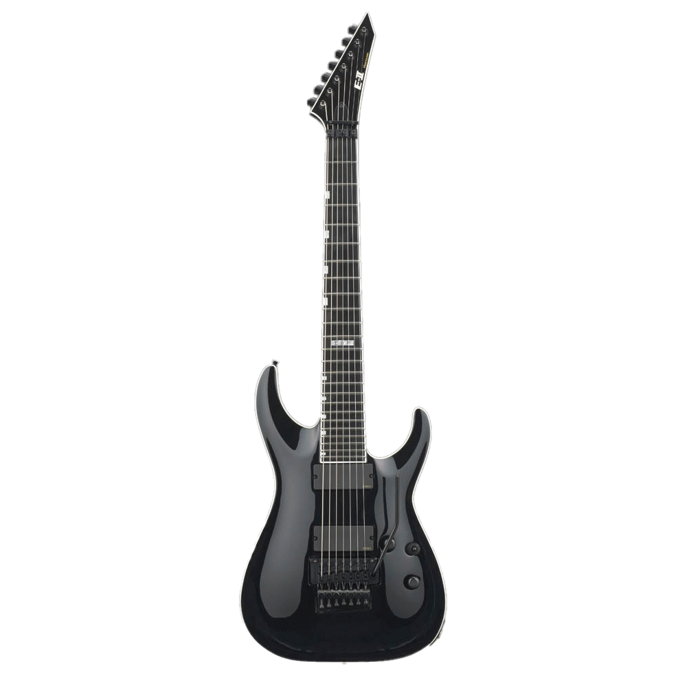 ESP E - 2 HORIZON FR7 FLOYD ROSE BLACK - ESP