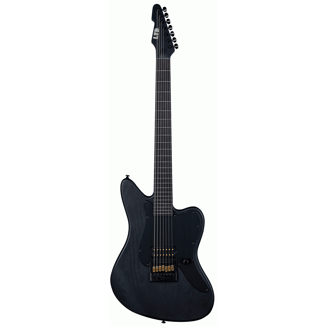 ESP LTD AW - XJ7B/EVERTUNE/OPEN GRAIN/BLACK SATIN GUITAR - ESP