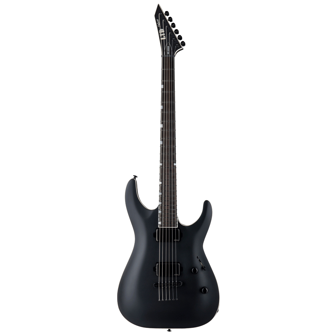 ESP LTD MH - 1000 BARITONE IN BLACK SATIN - ESP