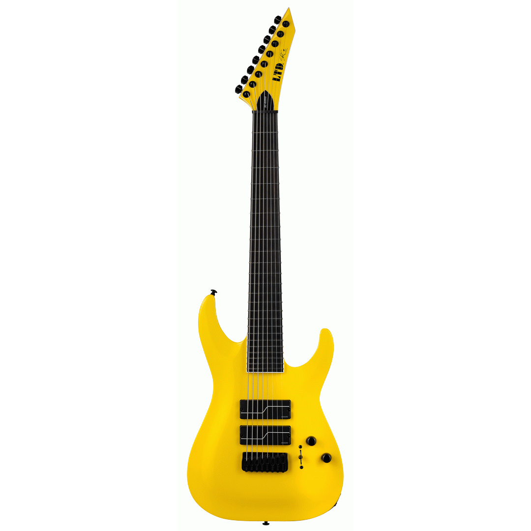 ESP LTD SC - 608 YELLOW W/ FISHMAN REV PICKUPS - ESP
