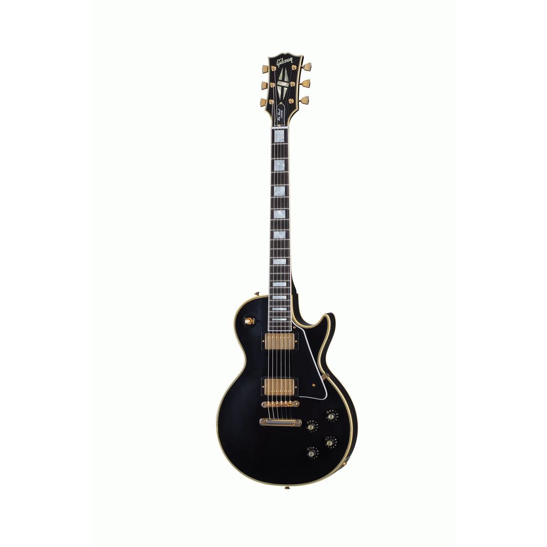 GIBSON 1968 LES PAUL CUSTOM ULTRA LT AGED EBONY - GIBSONCUST