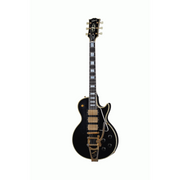 GIBSON 57 LES PAUL CUSTOM 3PU BIGS LT AGED EBONY - GIBSONCUST
