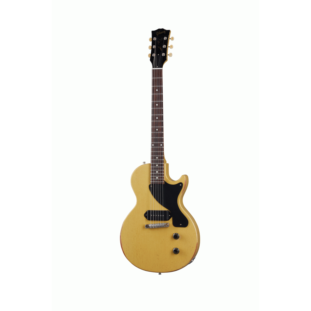GIBSON 57 LES PAUL JR HVY AGED TV YELLOW - GIBSONCUST