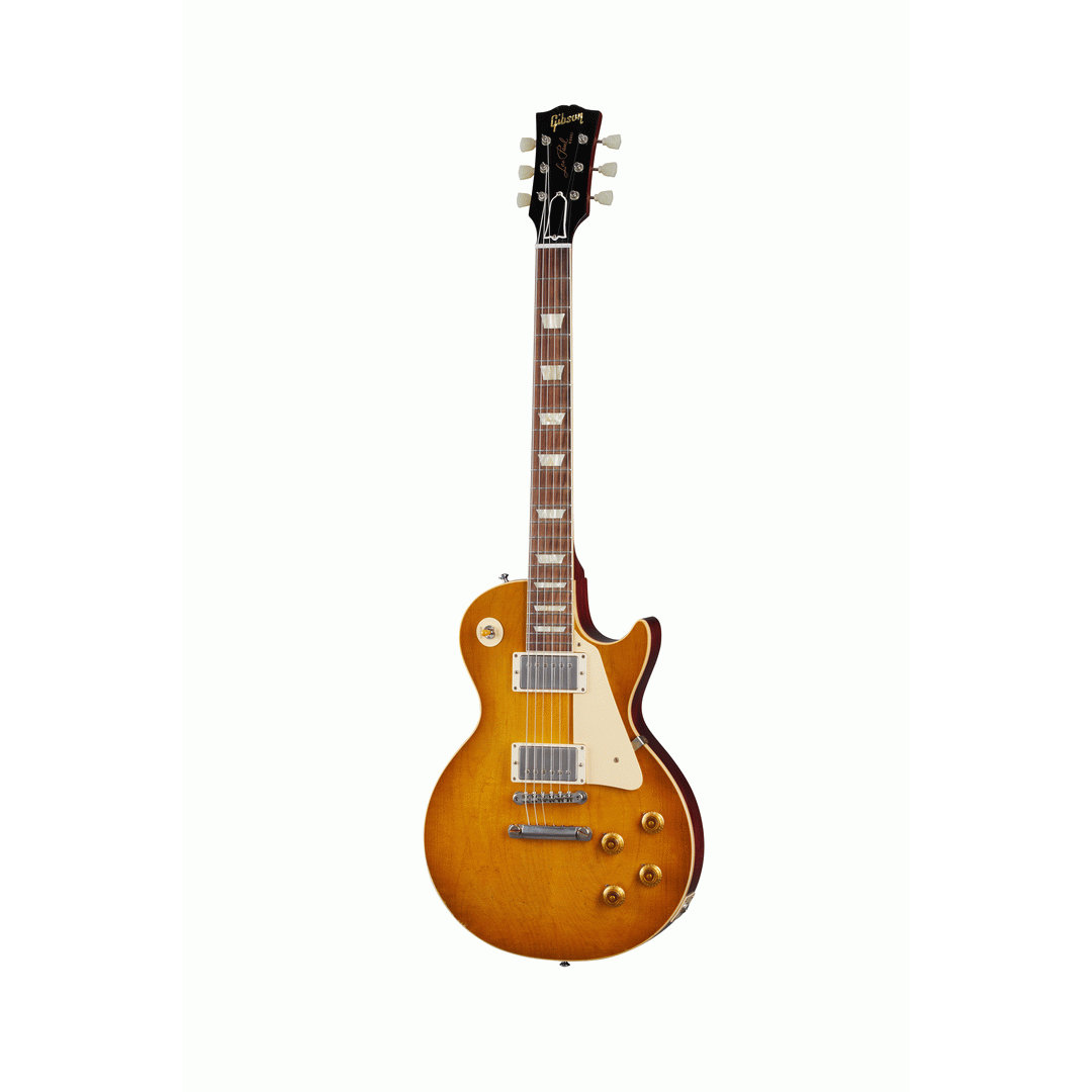 GIBSON 58 LES PAUL STD LT AGED LEMON BURST - GIBSONCUST