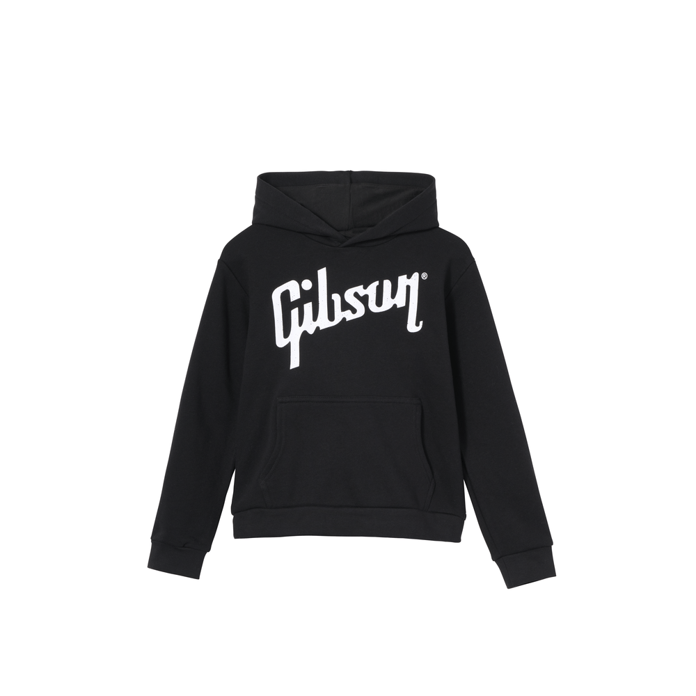 GIBSON KID'S LOGO PULLOVER HOODIE (BLACK), XS - GIBSON