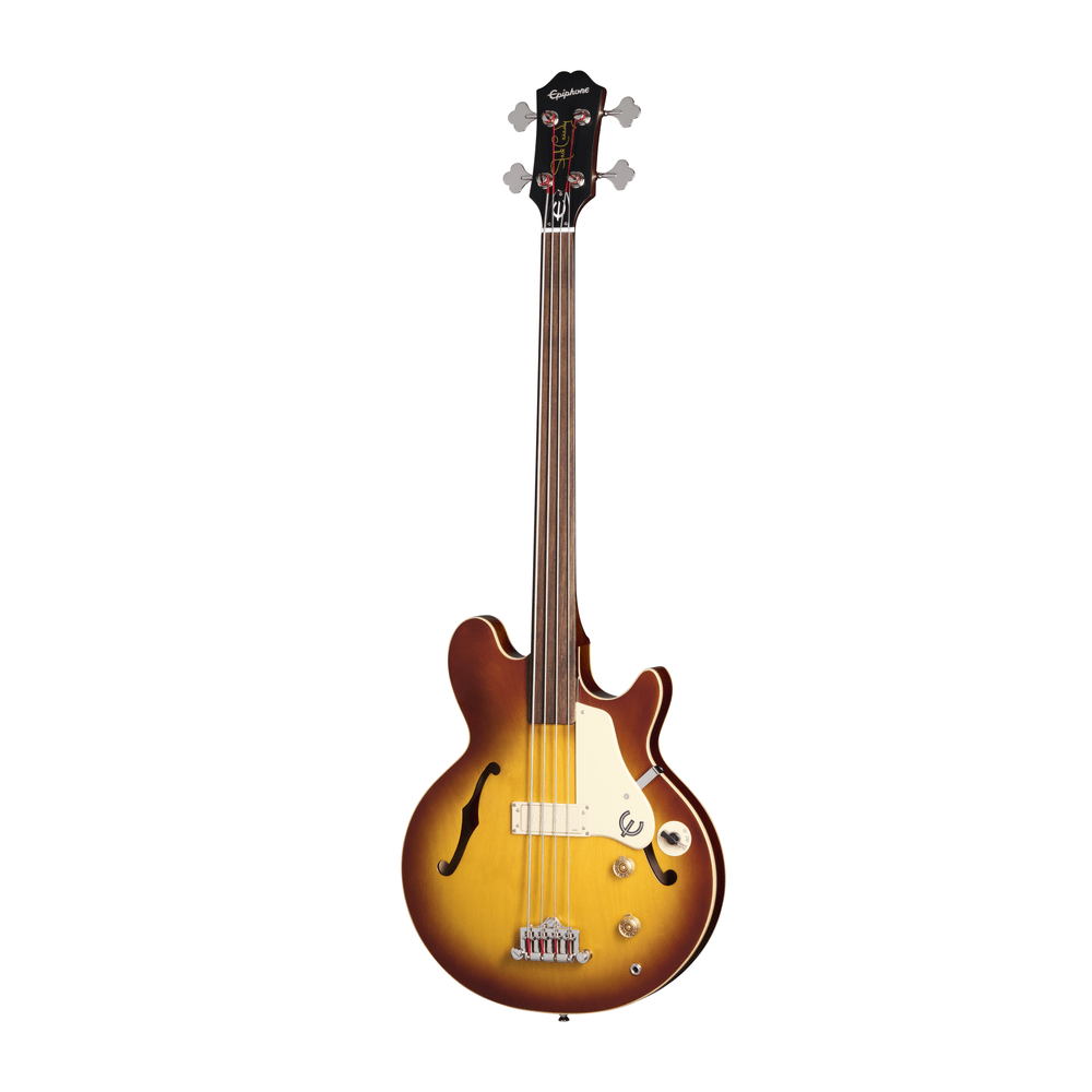 JACK CASADY FRETLESS BASS AGED ROYAL TAN - EPIPHONE