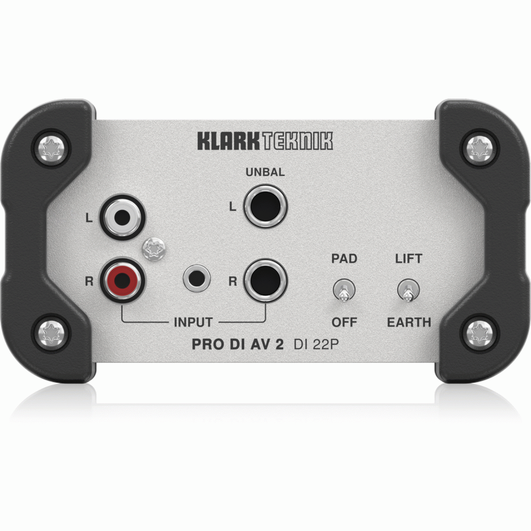 Klark Teknik DI 22P Passive Stereo DI Box - KLARK TEKNIK