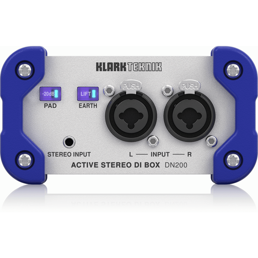 KLARK TEKNIK DN200V2 ACTIVE STEREO DI BOX - KLARK TEKNIK