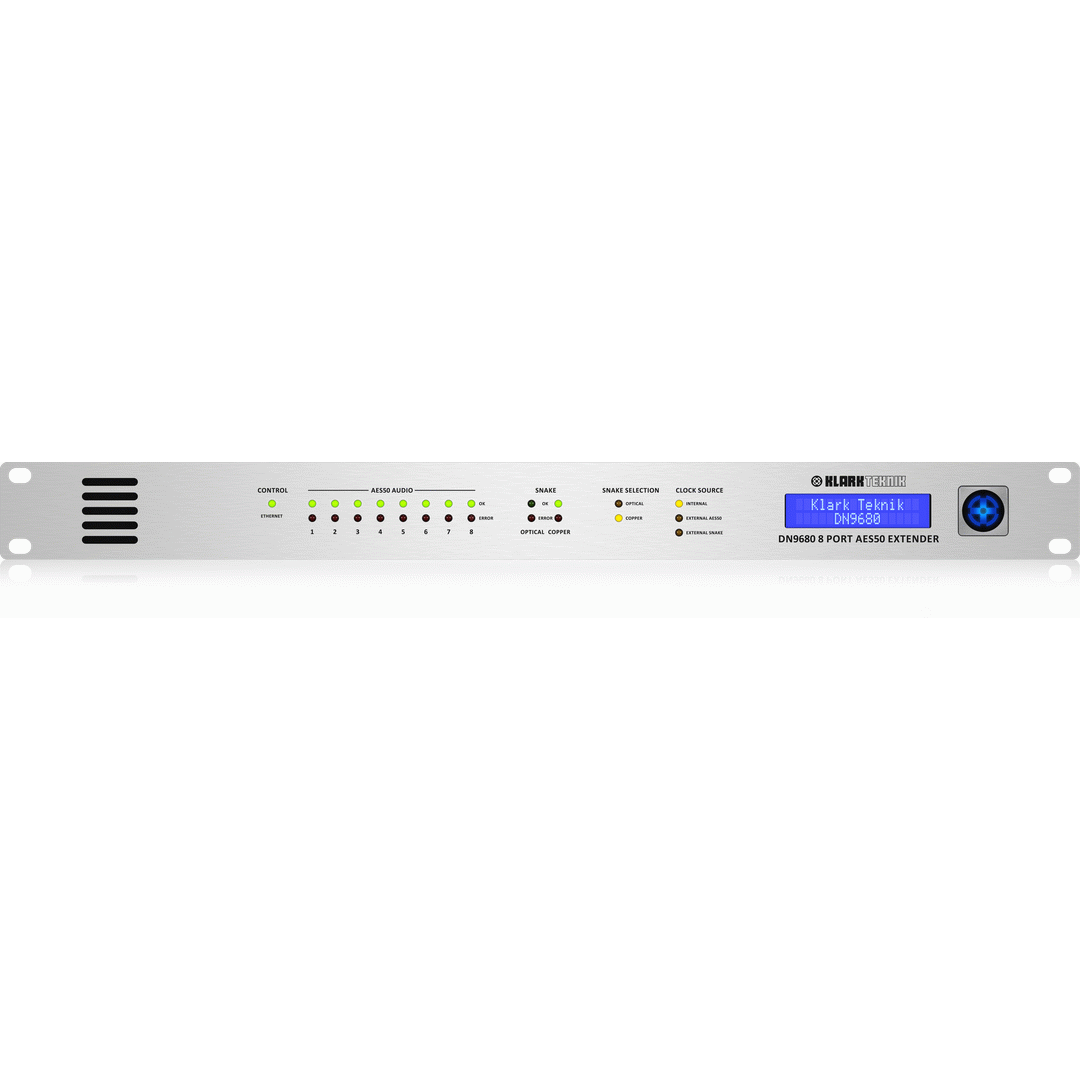 KLARK TEKNIK DN9680 8 PORT AES50 EXTENDER - KLARK TEKNIK