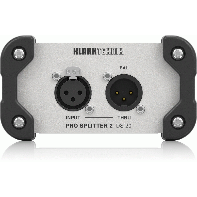Klark Teknik DS 20 Passive 1 - IN 2 - Out Signal Splitter - KLARK TEKNIK