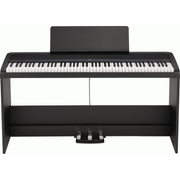 KORG B2 PLUS 88 NOTE WEIGHTED DIGITAL PIANO WITH STAND PACK BLACK - KORG